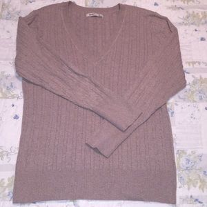 Woman’s LS XL tan Sweater Old Navy